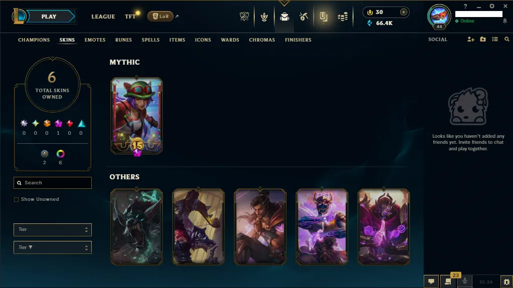 🏆NA🔥S15⭐️Silver 1 ☢️ Platinum 2 Flex🏆41 Champion 🔥11  Skins Shard🔥 Owend 6🔥66k+ BE🔥Honor 5 ✅Unverified Email🚀instant delivery